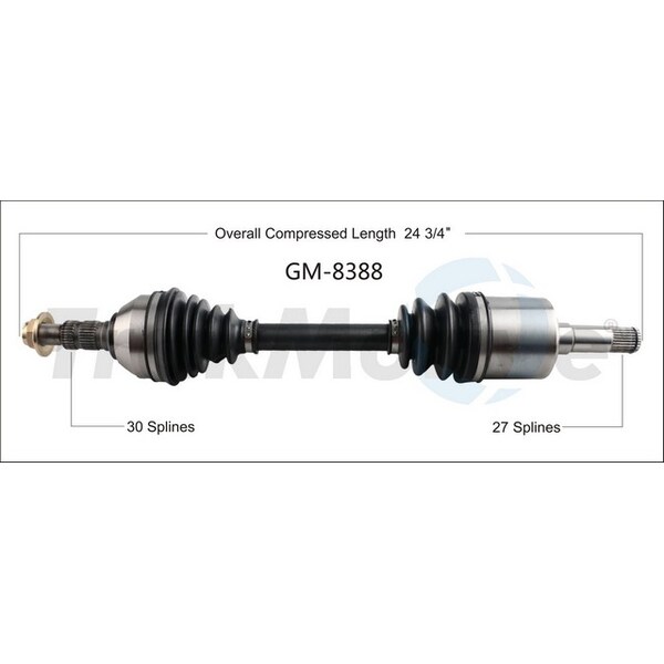 Surtrack Axle Cv Axle Shaft, Gm-8388 GM-8388 - main